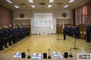 Uroczyste zakończenie Finału II Ogólnopolskiego Konkursu dla Policjantów-Oskarżycieli publicznych.