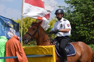 zawodnik Policji Słowackiej Matius Stefko i koń Nadal - zwycięzcy indywidualni