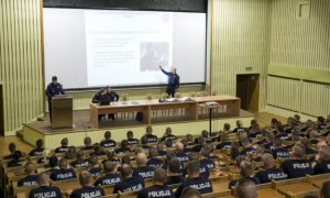 Warsztaty „Musztra w Policji jako drogowskaz pożądanych zachowań w służbie”