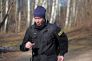 Policjanci z CSP na Półmaratonie Komandosa