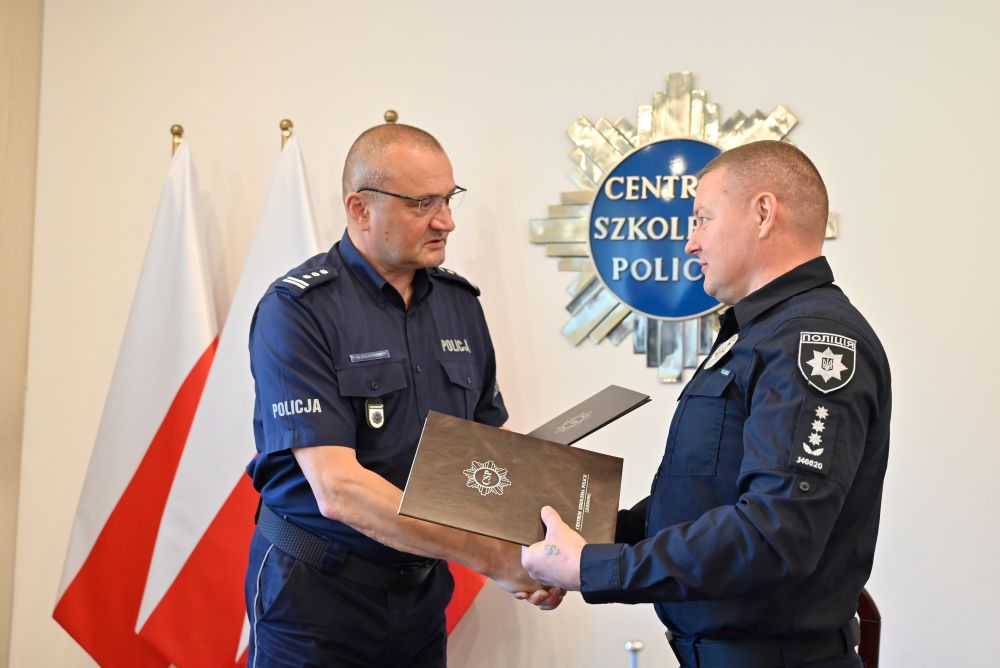 Wizyta przedstawicieli ukraińskich uczelni policyjnych w Centrum Szkolenia Policji w Legionowie